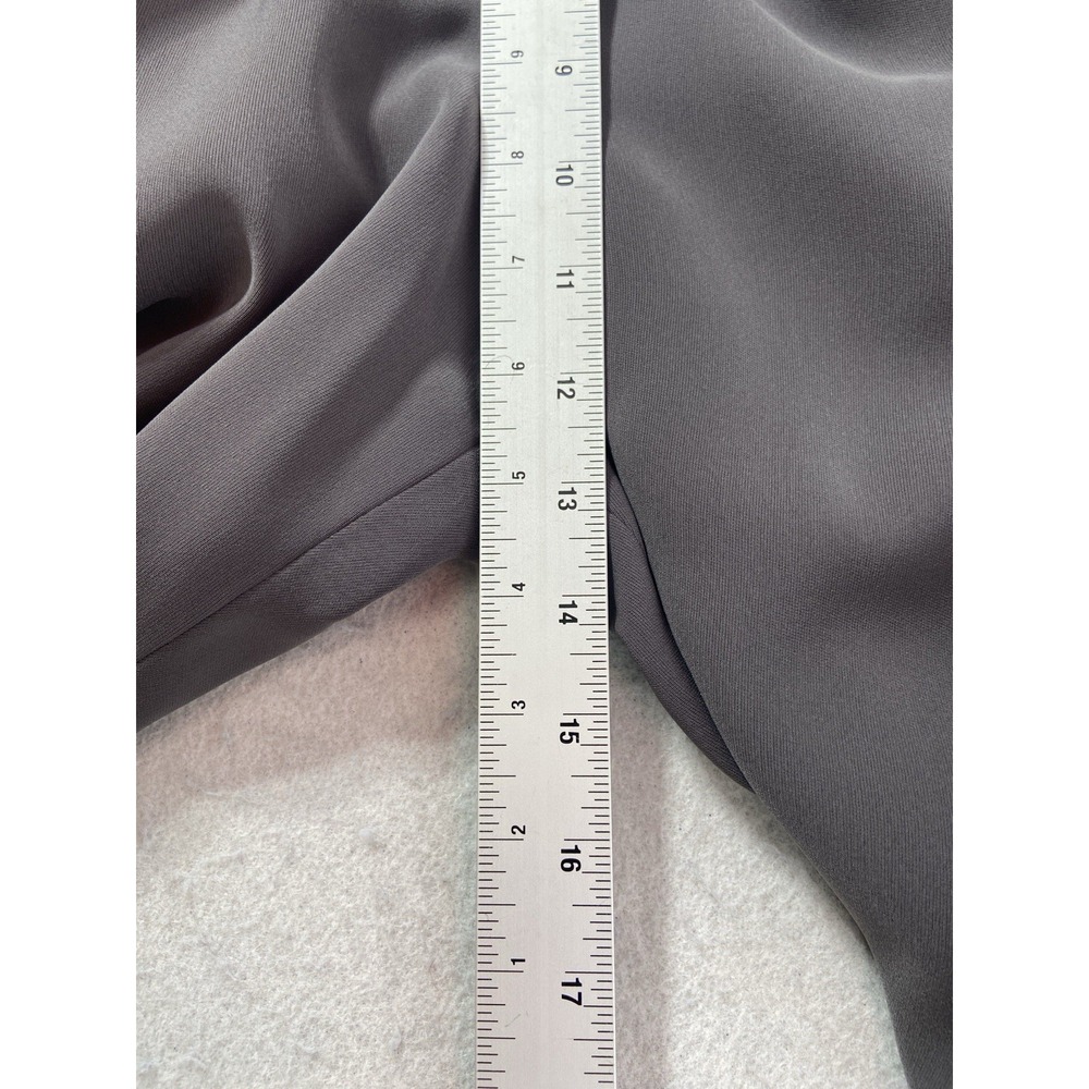 Kasper 2PC Pant Suit Women's 12 Gray Blazer Buttons Long Sleeve Fieldstone New - Picture 13 of 14